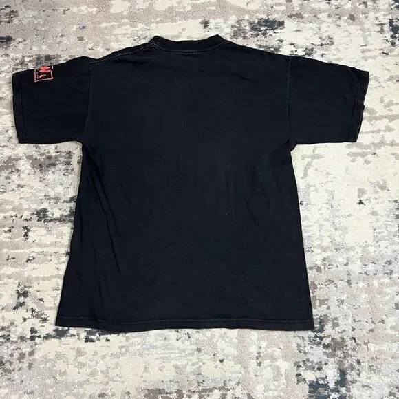 Vintage NWO Outsiders Size L WCW WWF WWE T Shirt Kevin Nash Scott Hall - Picture 6 of 9